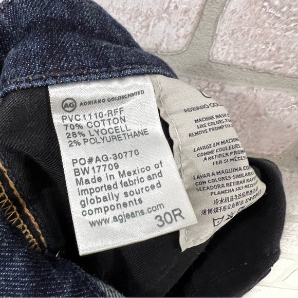 Ag The Stilt Cigarette Leg Jeans in Reef Wash Size 30 - Picture 8 of 8